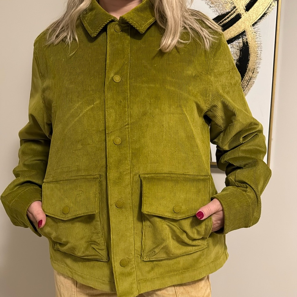 Utility cord jacket sulphur moss medium